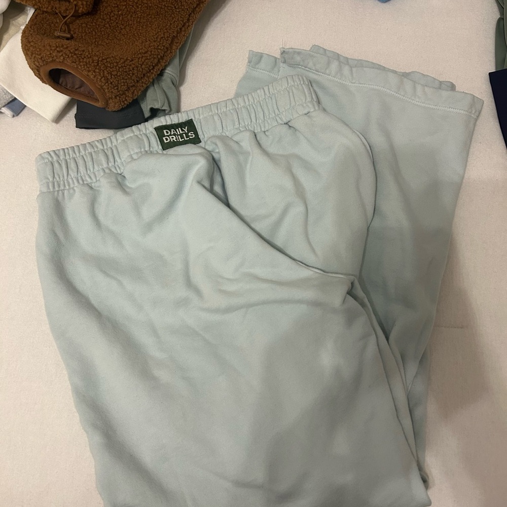 Split hem daily drills pants in lake day